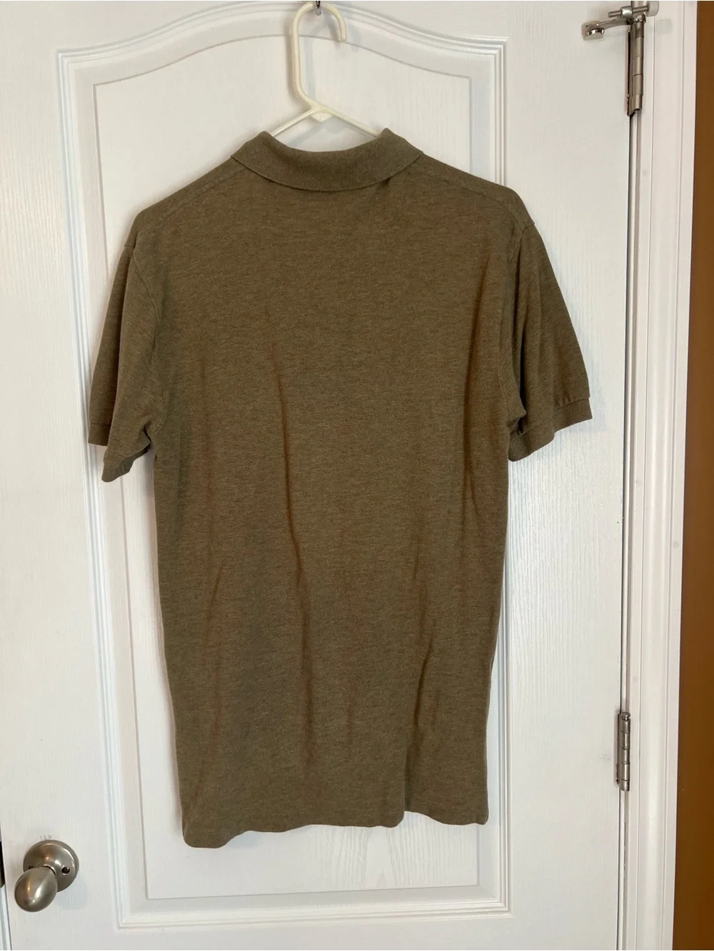 Ralph Lauren Men's Polo in Olive with Burgundy Pony